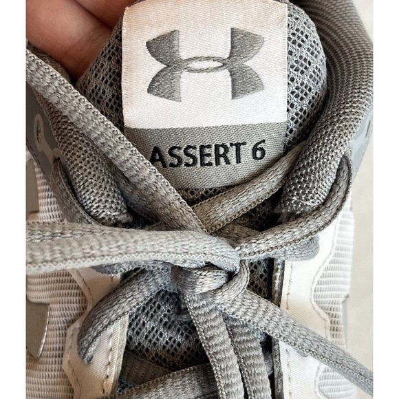 Under Armour Womens Micro G Assert 6 1266252 White Running Shoes Sneakers Sz 6.5 - Picture 5 of 9